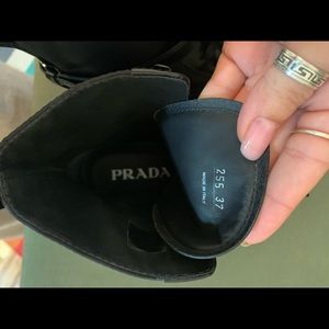 Prada monolithic boots